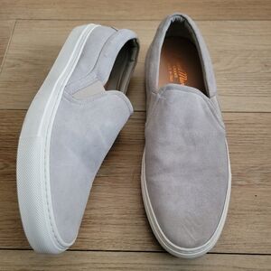 Gray Slip-On Suede Men’s Shoes